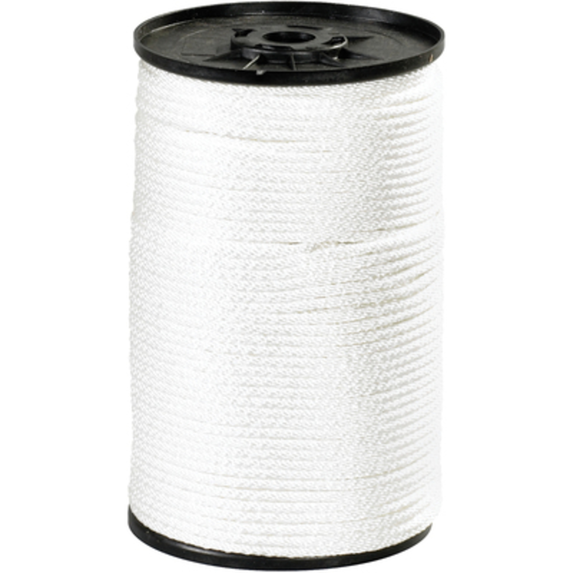 3/8in., 2300 lb, White Solid Braided NR 1/CS, Material Nylon, Width 0.375 in, Model# TWR121